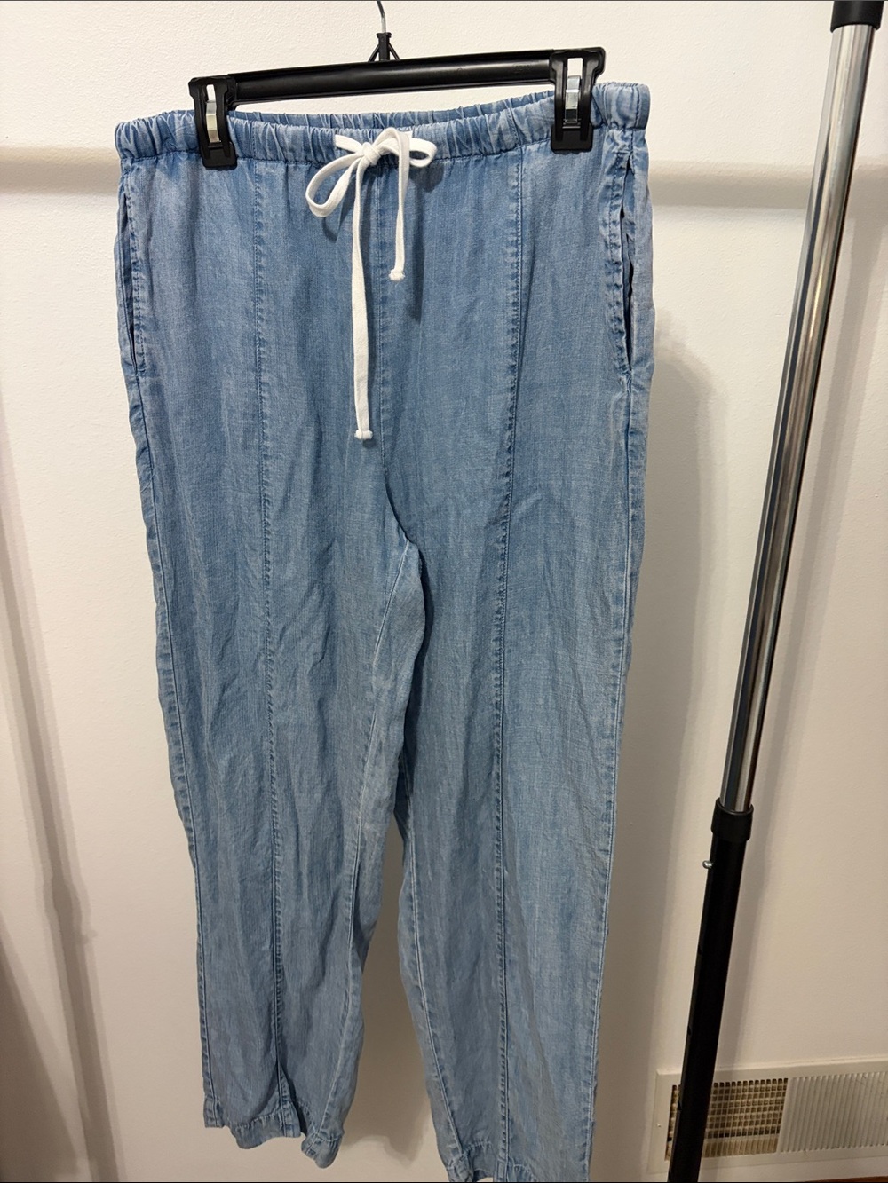 Lightweight Drawstring Denim drawstring Joggers